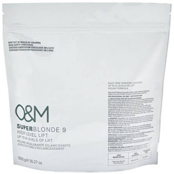 O&amp;M SUPERBLONDE 9 HIGH LEVEL LIFT Powder Lightener 35.27oz