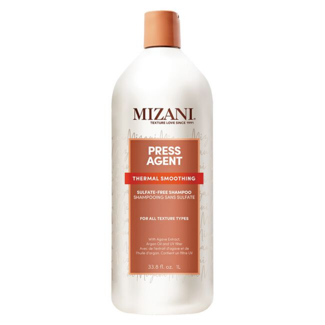 Mizani Press Agent Thermal Smoothing Sulfate-Free Shampoo Liter