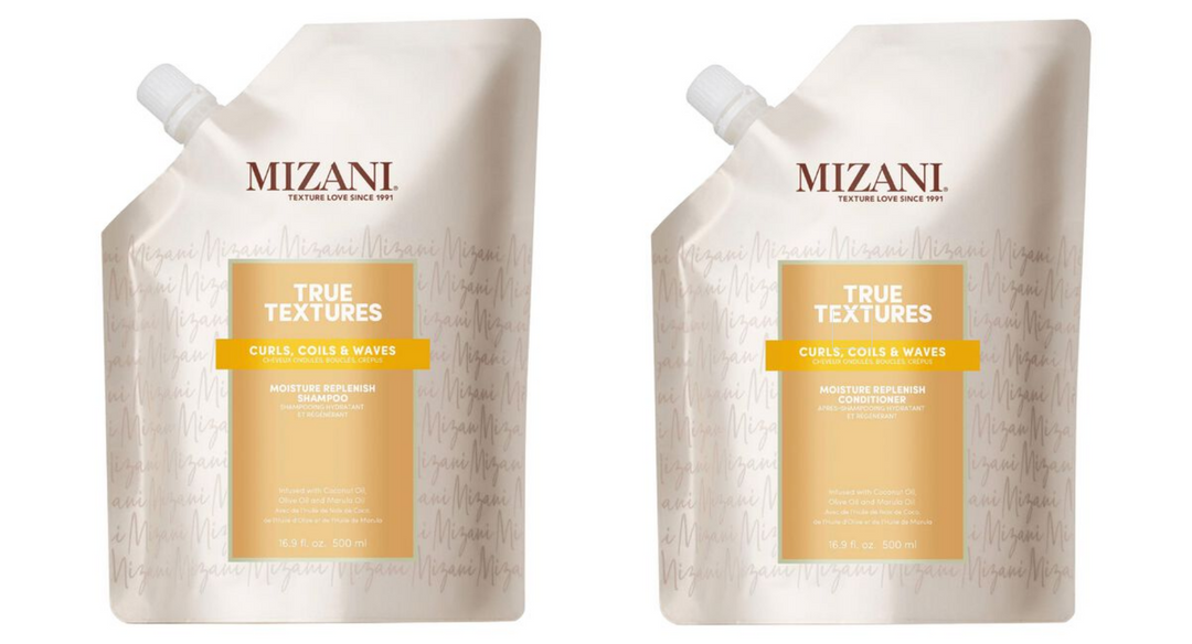Mizani True Textures Moisture Replenish Shampoo &amp; Conditioner 16.9oz Duo