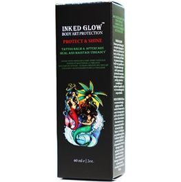 Inked Glow PROTECT &amp; SHINE Tattoo Balm &amp; Aftercare 2 fl.oz
