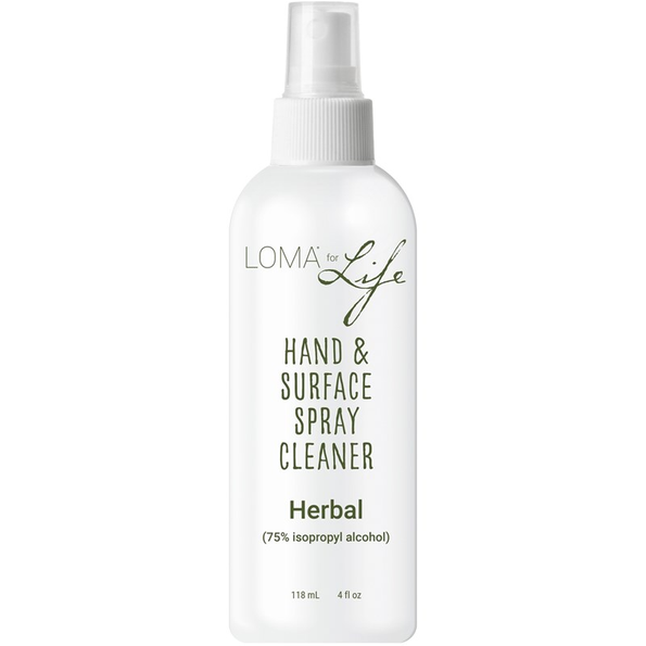LOMA Hand &amp; Surface Spray Cleaner with Aloe 75% Isopropyl Alcohol 4oz