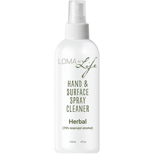 LOMA Hand & Surface Spray Cleaner with Aloe 75% Isopropyl Alcohol 4oz