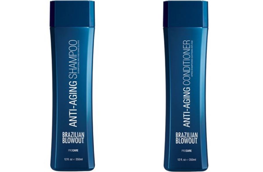 BRAZILIAN BLOWOUT Anti-Aging Shampoo &amp; Conditioner 12oz Duo