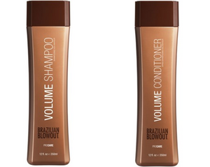 BRAZILIAN BLOWOUT Volume Shampoo & Conditioner 12oz Duo