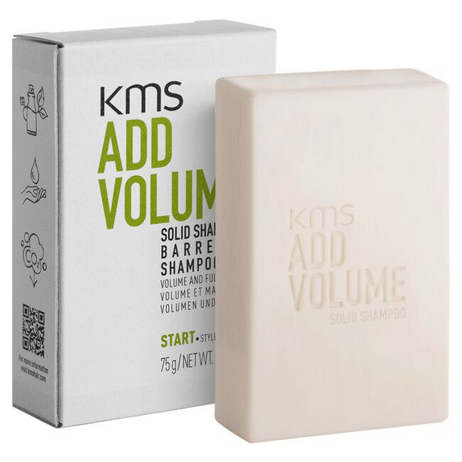 kms AddPower Shampoo 25.3 fl.oz & AddPower Solid Shampoo Bar 75g Duo