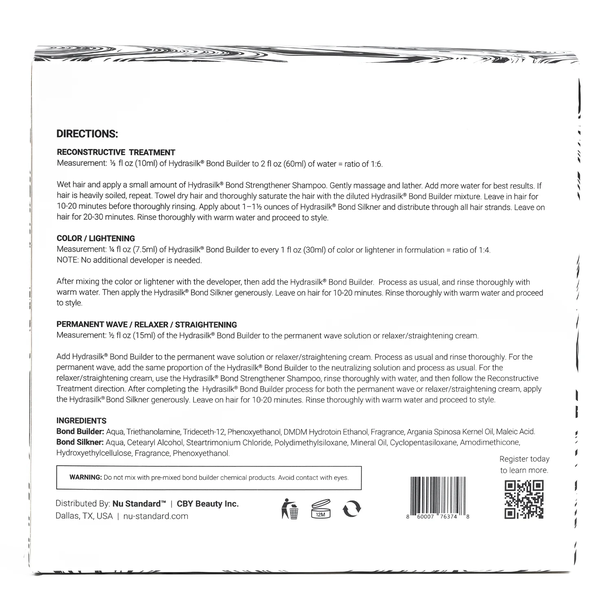NU Standard HYDRASILK® Bond System Start Set 4 oz