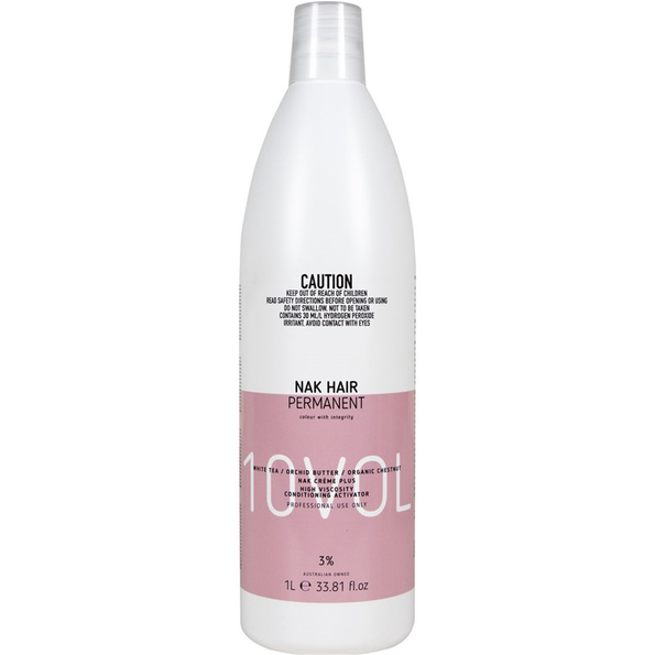 NAK Professional Crème Plus High Viscosity Conditioning Volume Activator Liter-Choose