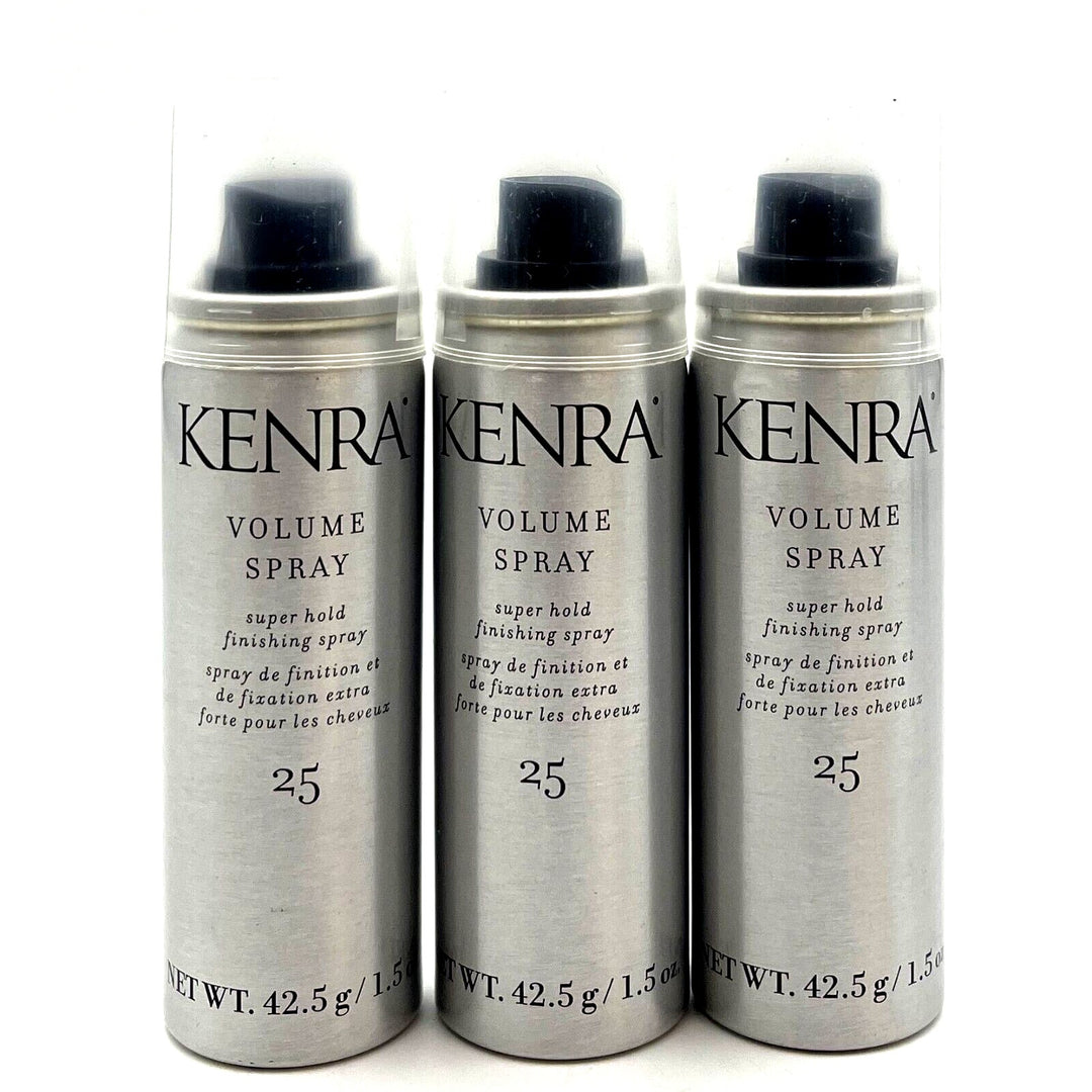 Kenra Volume Spray Super Hold Finishing Spray 1.5 oz-3 Pack