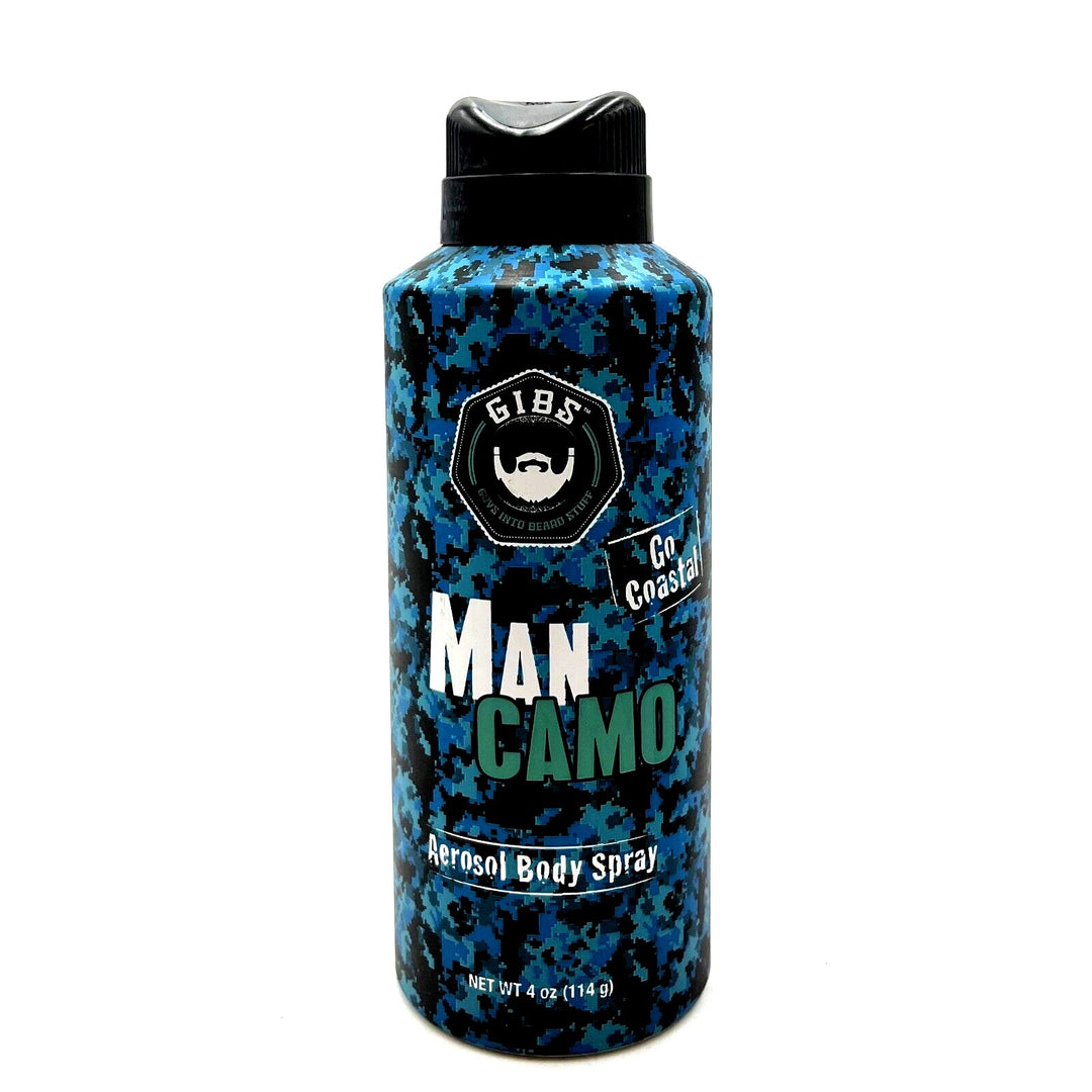 GIBS Man Camo Aerosol Body Spray 4 oz