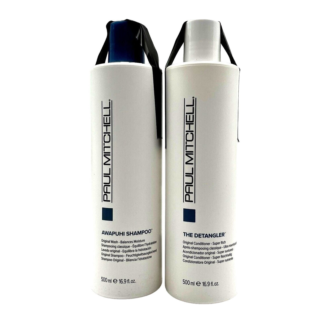 Paul Mitchell Awapuhi Shampoo & The Detangler Conditioner 16.9 oz Duo