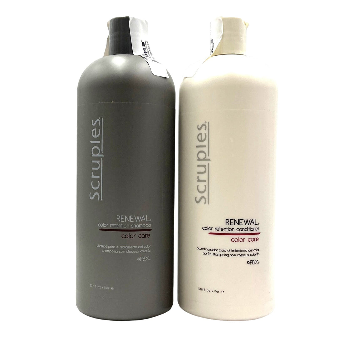 Scruples Renewal Color Retention Shampoo & Conditioner Liter Duo