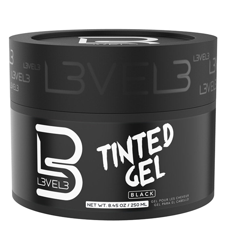 L3VEL3 Tinted Gel Black, 8.45 oz-3 Pack