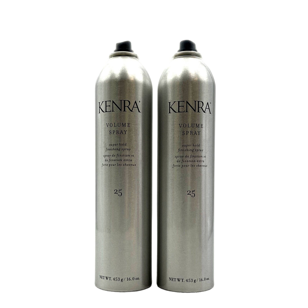 Kenra Volume Spray Super Hold Finishing Spray #25 16 oz -2 Pack