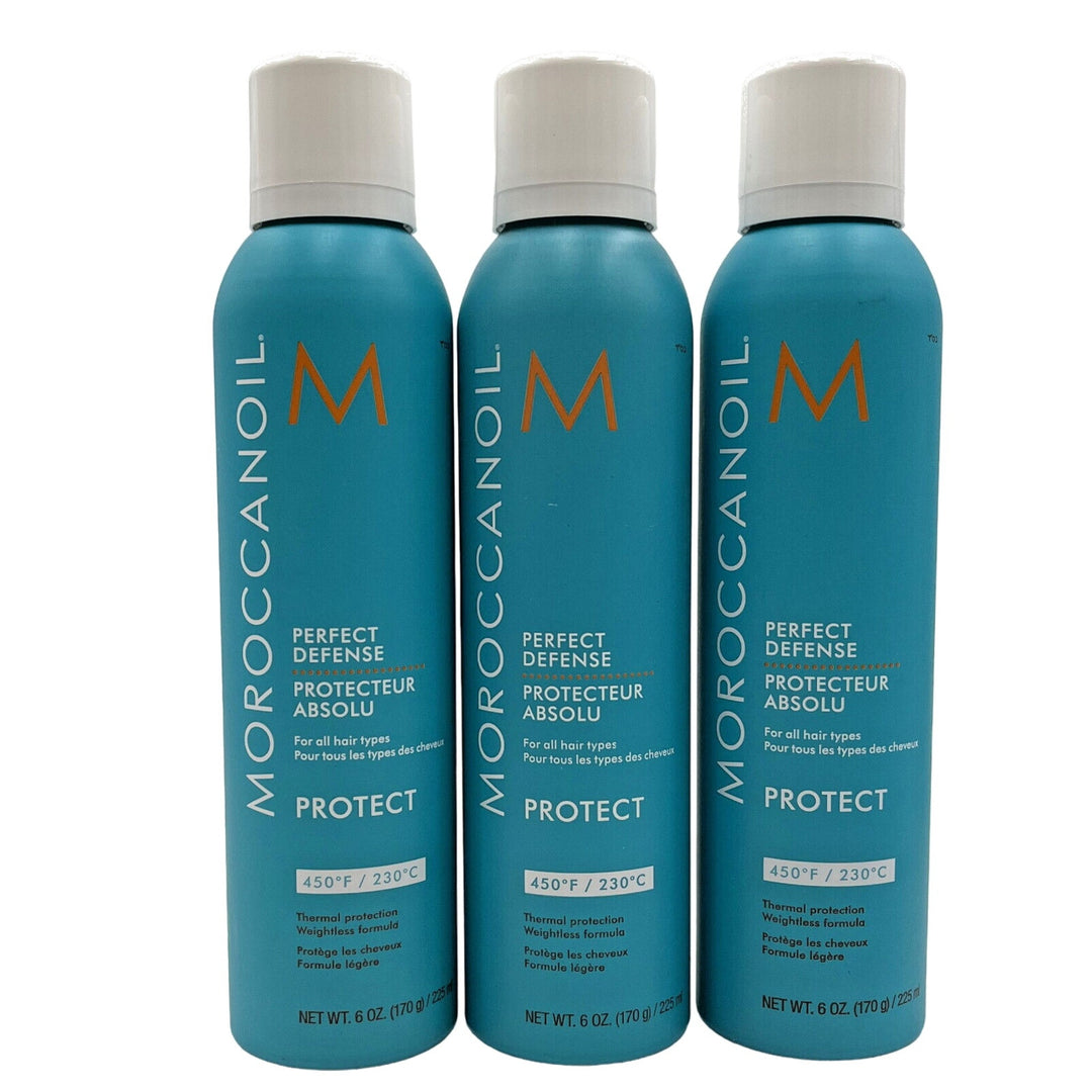 Moroccanoil Perfect Defense Hairspray 6 oz-3 Pack