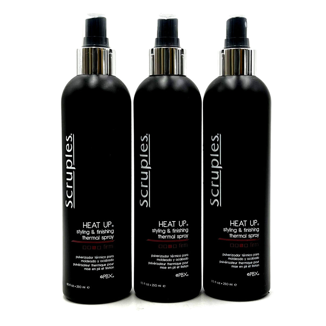 Scruples Heat Up Styling & Finishing Thermal Spray Firm 8.5 oz-3 Pack