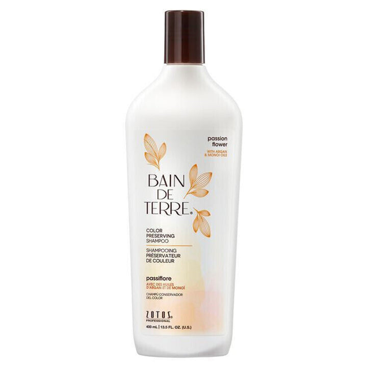 Bain De Terre Passion Flower Color Preserving Shampoo & Conditioner 13.5 oz Du