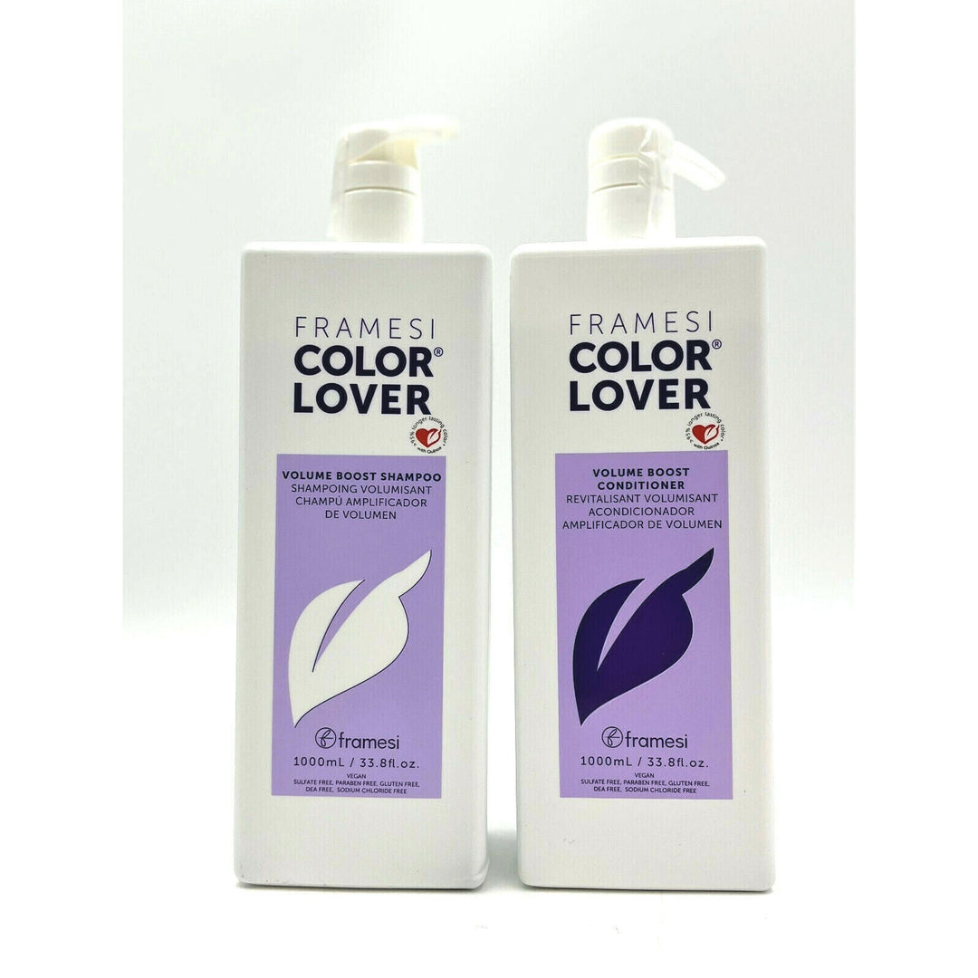 Framesi Color Lover Volume Boost Shampoo & Conditioner Vegan 33.8 oz