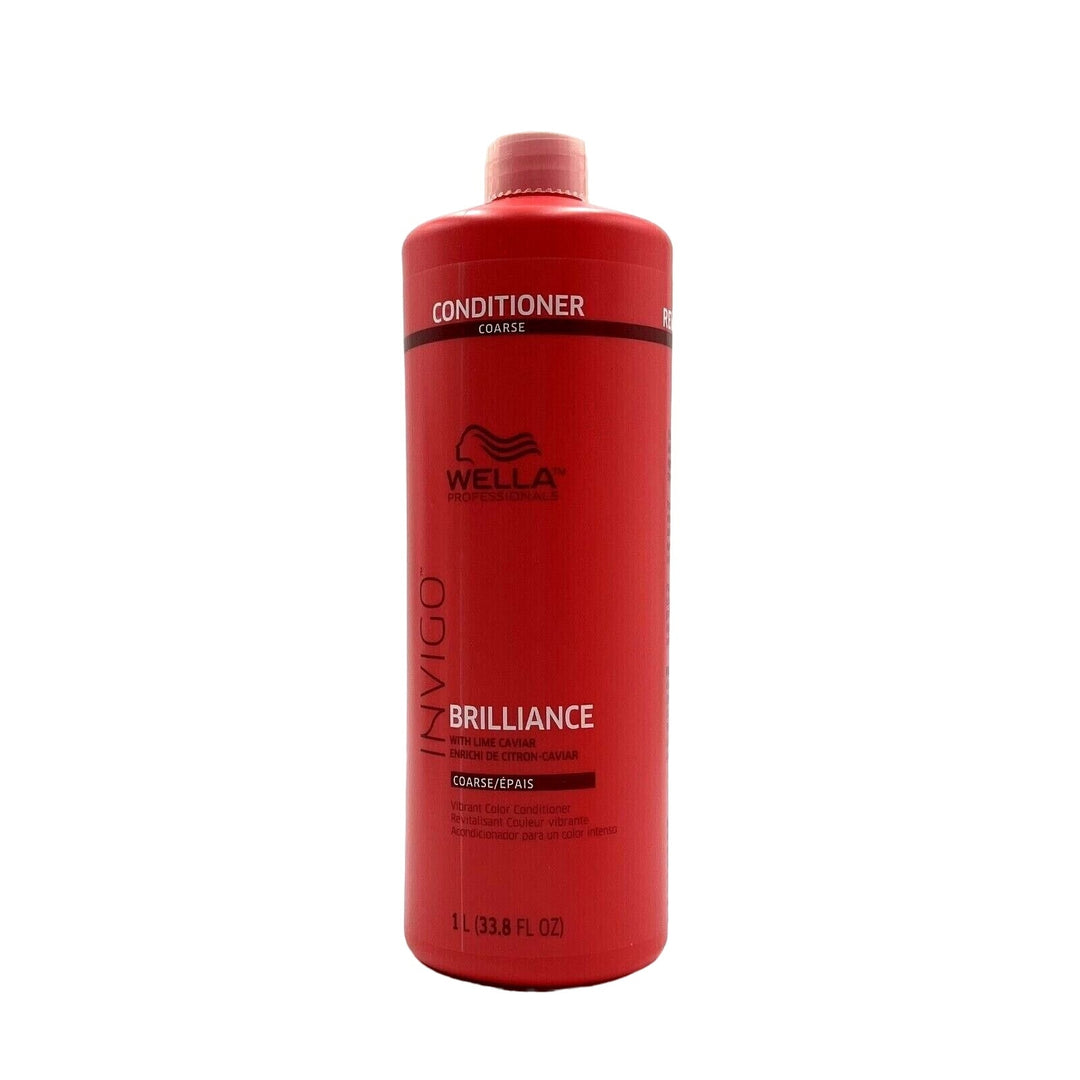 Wella Invigo Brilliance Color Protection Conditioner Coarse Hair 33.8 oz