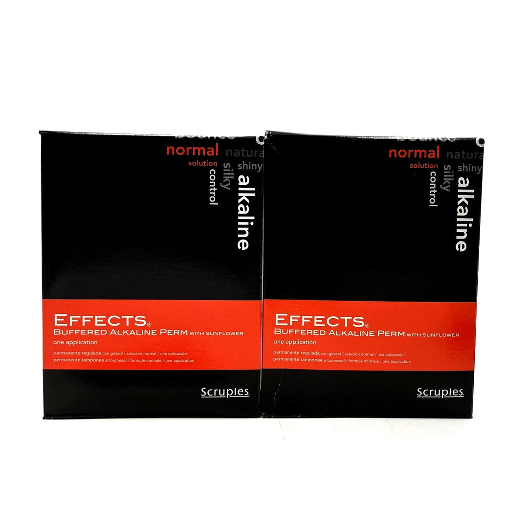 Scruples Effects Buffered Alkaline Perm With Sunflower/Normal-2 Pack