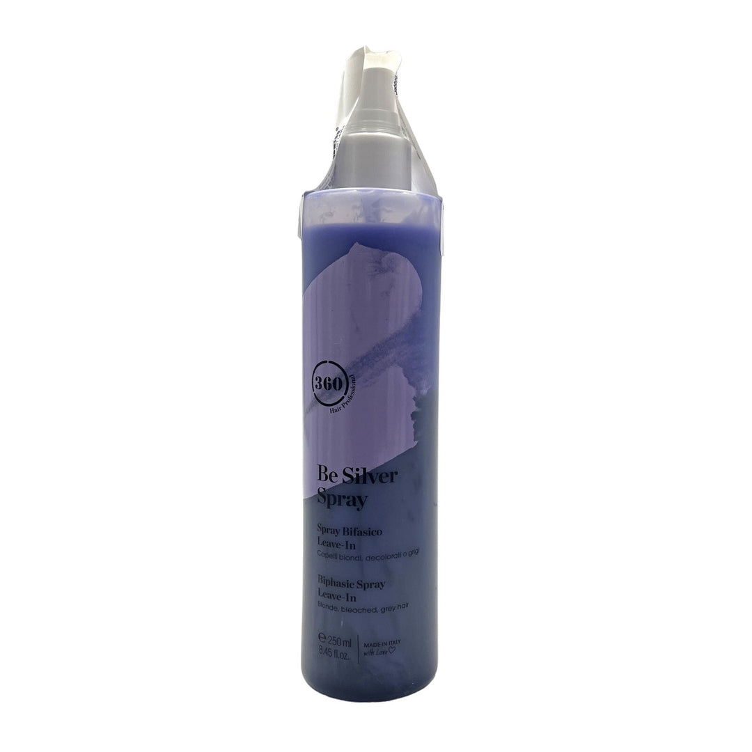 360 Be Silver Spray Leave In Blonde Bleached Grey 8.45 fl.oz