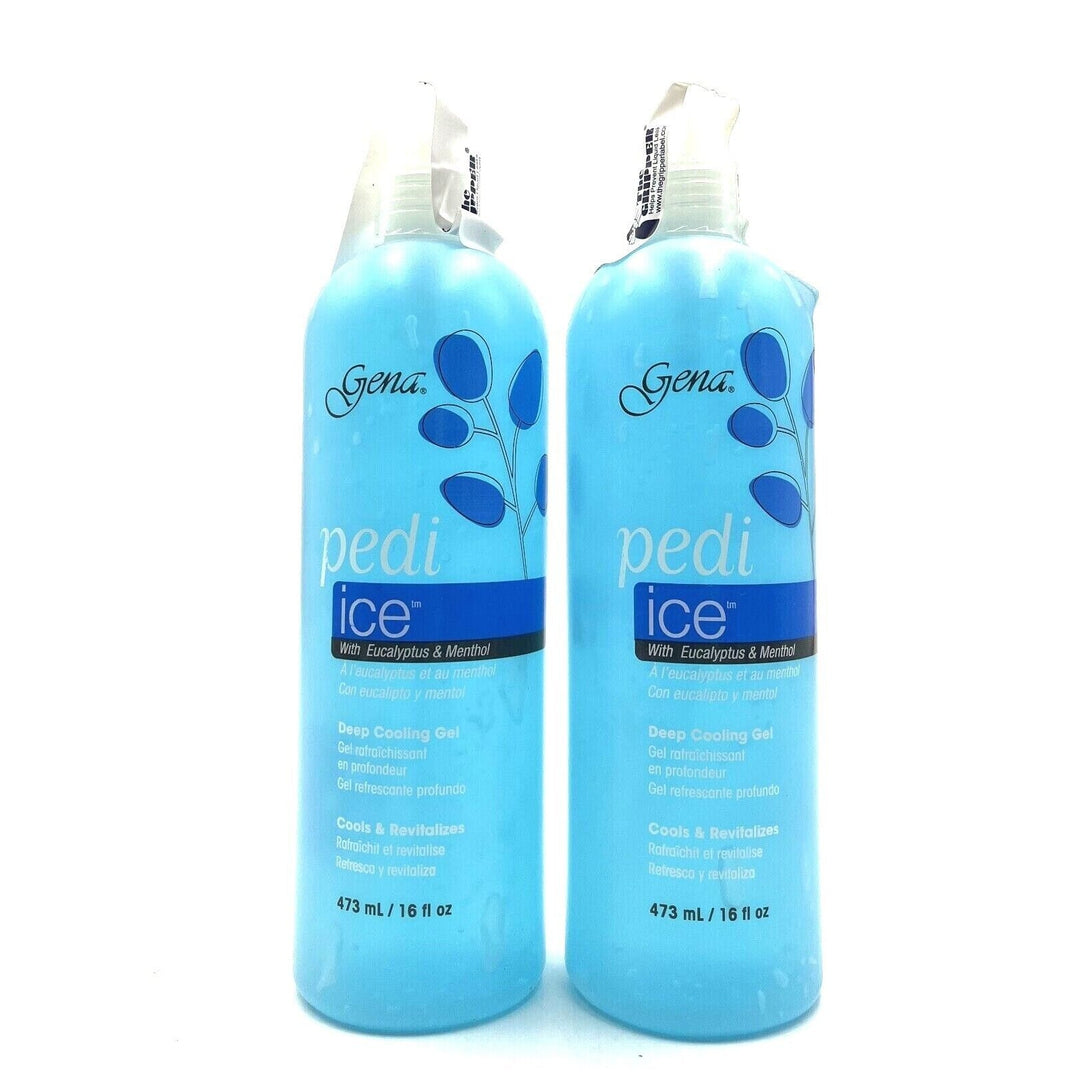 Gena Pedi Ice Deep Cooling Gel 16 oz-2 Pack