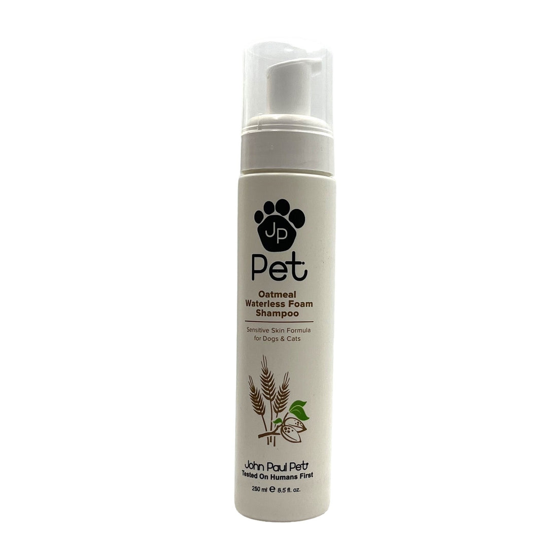 JP Pet Oatmeal Waterless Foam Shampoo SEnsitive Skin Formula Dogs Cats 8.5 fl.oz