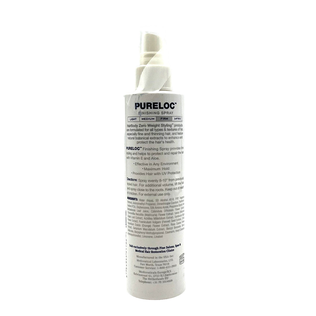 Mediceuticals HairBody Pureloc Non-Aerosol Finishing Spray - Vitamin E & Aloe 6 oz