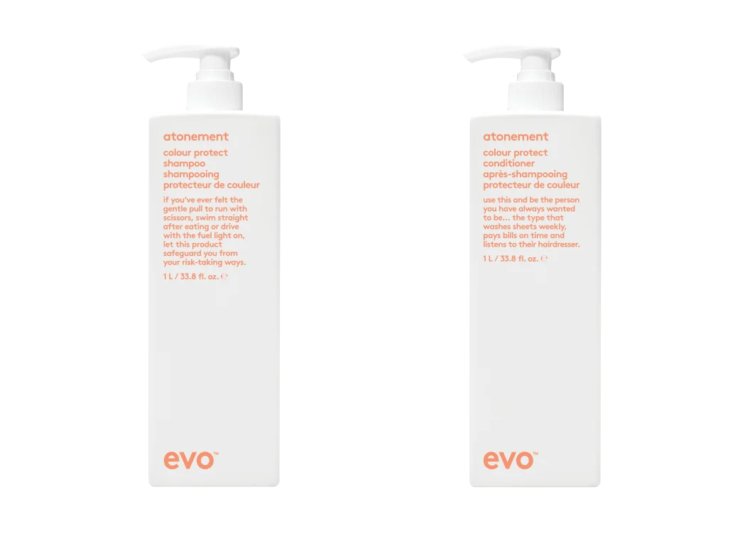 Evo Atonement Colour Protect Shampoo &amp; Conditioner Liter duo