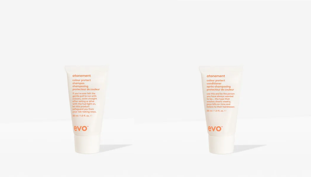 Evo Atonement Colour Protect Shampoo &amp; Conditioner 30ml (1.0oz) duo