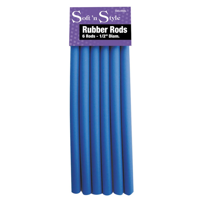 Soft N Style Rubber Rods 1/2" - Blue (SNS-RRBL)