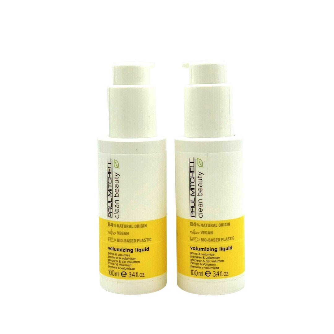 Paul Mitchell Clean Beauty Volumizing Liquid Vegan 3.4 oz-Pack of 2