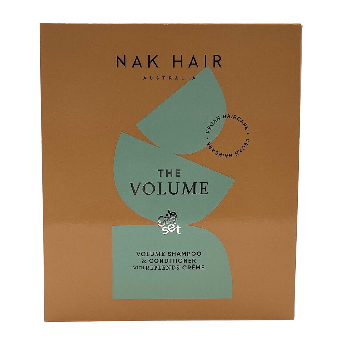 Nak Hair Australia The Volume Gift Set (Shampoo/Conditioner/Replends Creme)