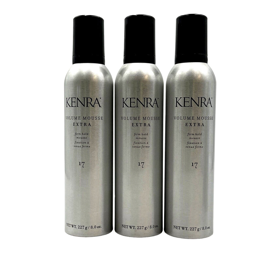 Kenra Volume Mousse Extra Firm Hold #17 8 oz-3 Pack