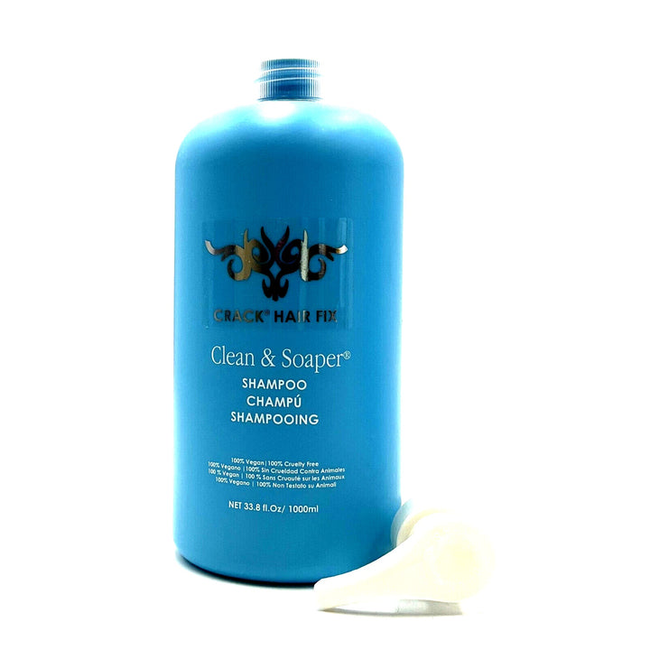 Crack Hair Fix Shampoo &amp;  In Treatment Conditioner Liter Duo