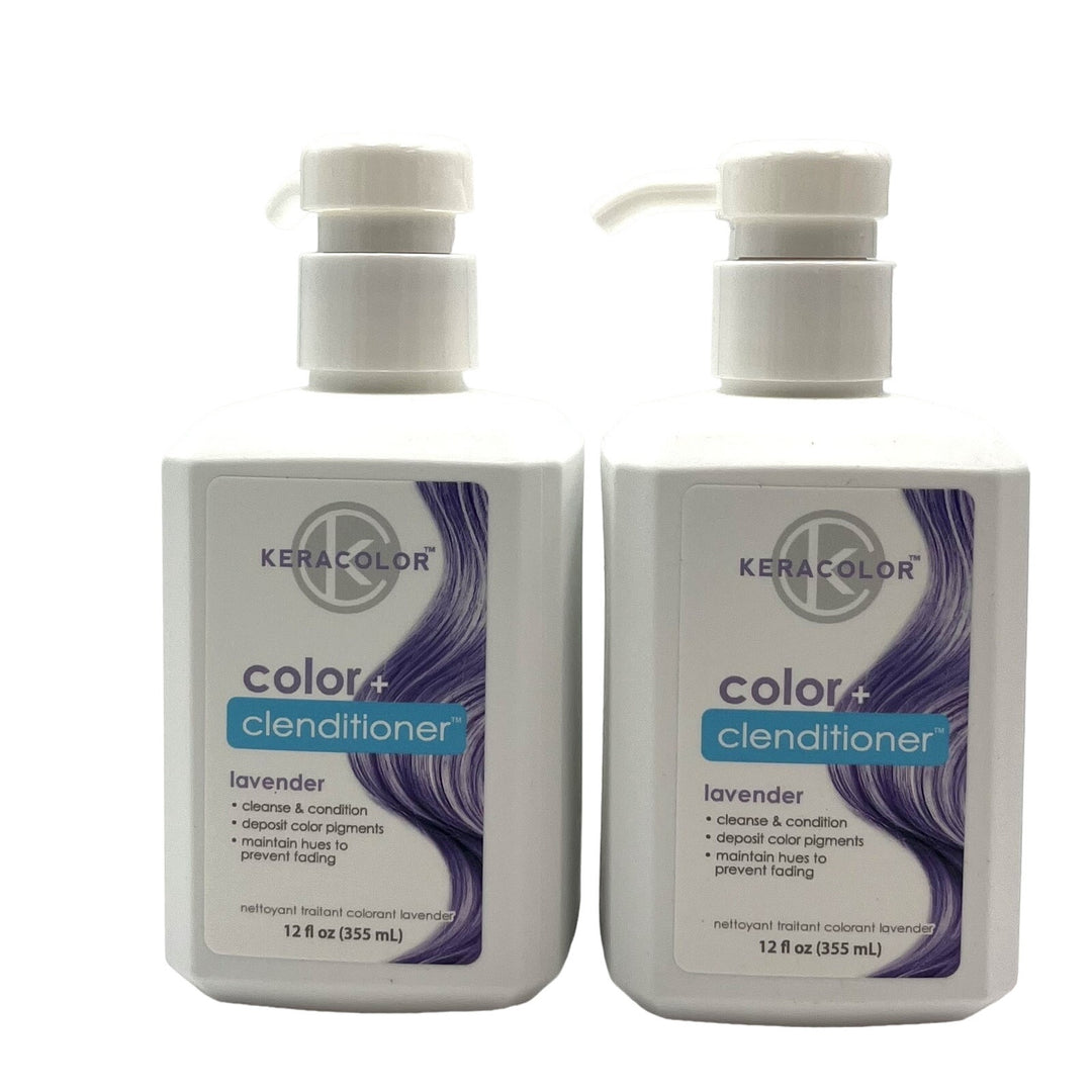 Keracolor Color + Clenditioner Lavender 12  fl.oz-2 Pack