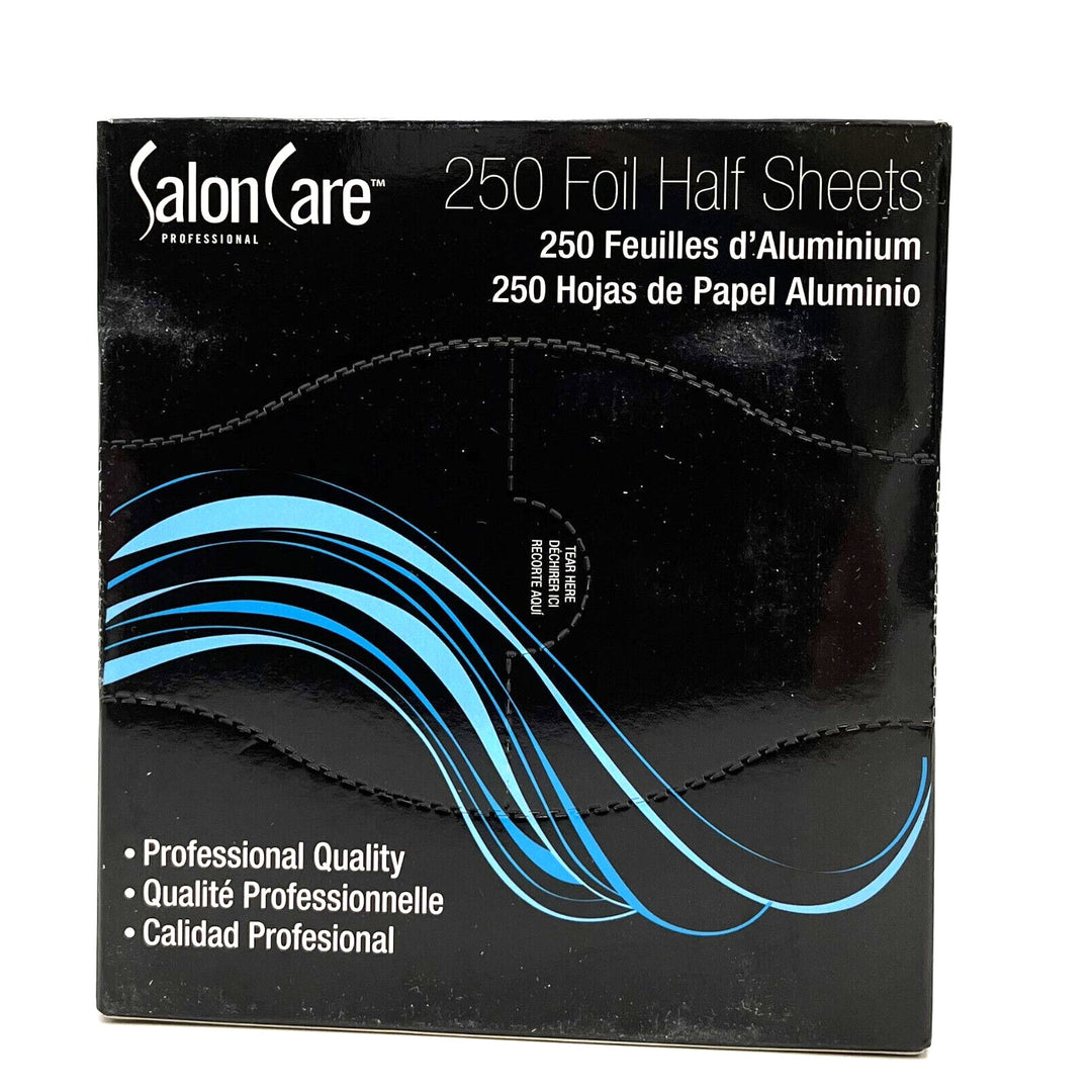 Salon Care Half Cut Foil 250 Count Sheets