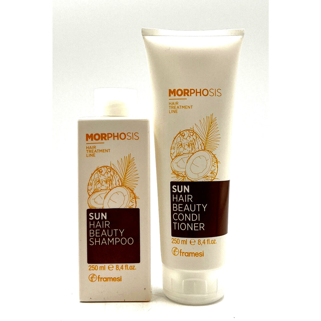 Framesi Morphosis Sun Hair Beauty Shampoo Conditioner 8.4 oz Duo