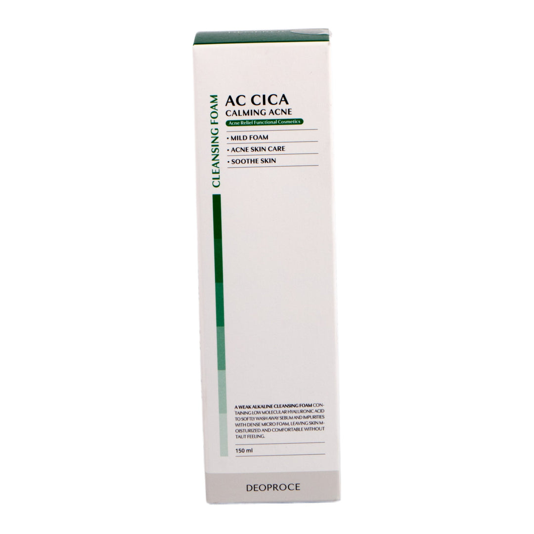 Deoproce AC CICA Calming Acne Cleansing Foam 150 ml-Korean Skin Care