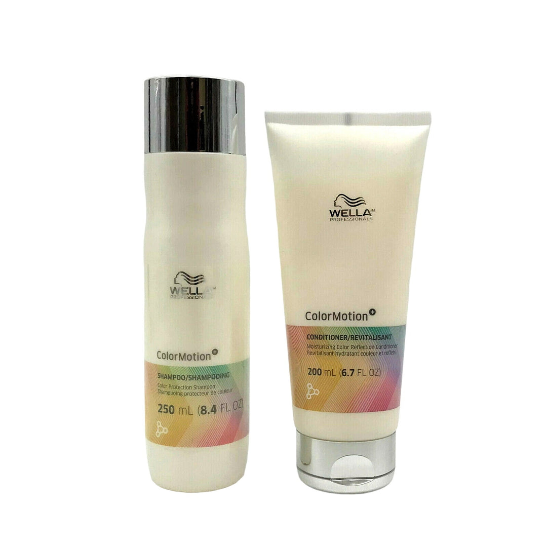 Wella ColorMotion Shampoo 8.4 oz &amp; Conditioner 6.7 oz For Color Protection