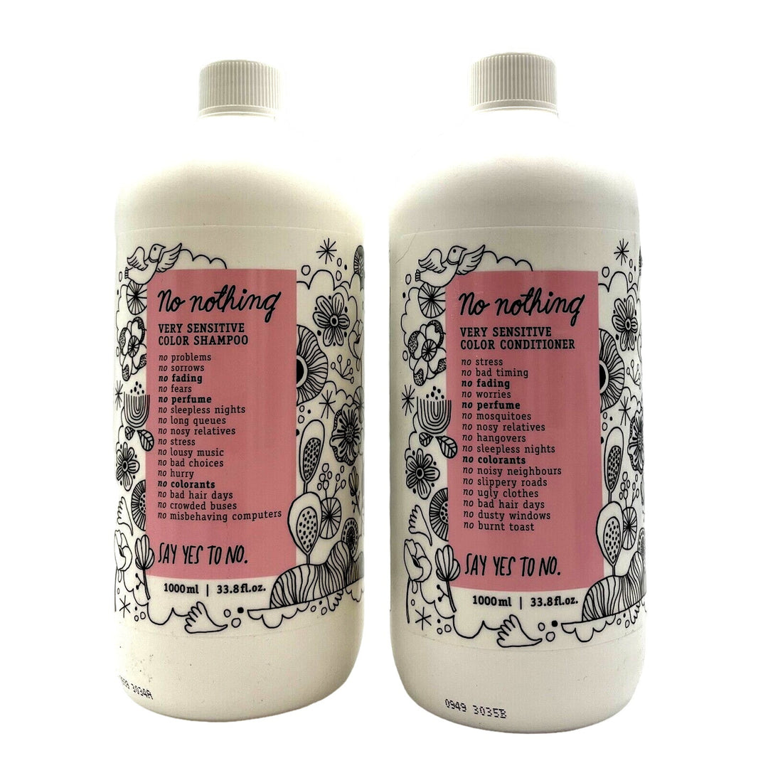 No Nothing Very Sensitive Color Shampoo & Conditioner 33.8 oz Duo