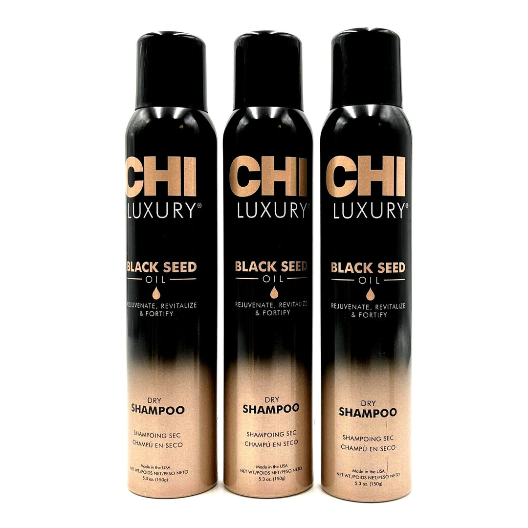 CHI Luxury Black Seed Oil Dry Shampoo 5.3 oz-3 Pack