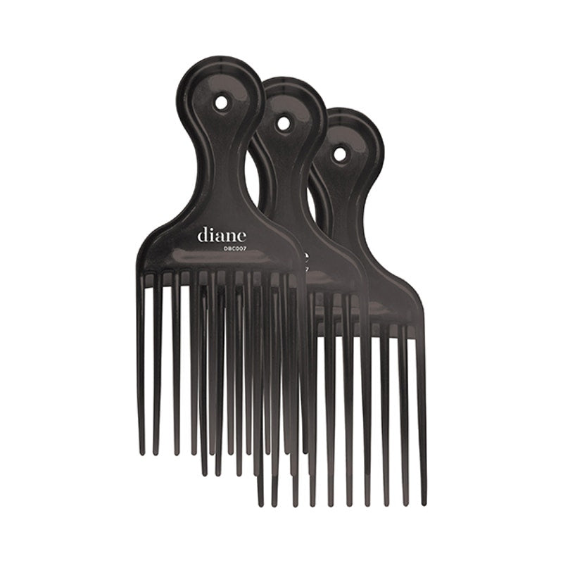 Diane Plastic Lift Comb 8.75", 3 Pack