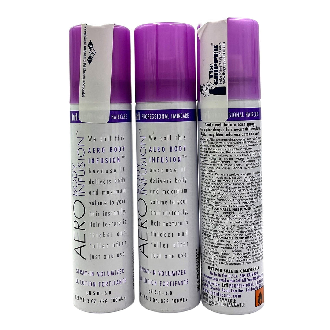 TRI Professional Haircare Aero Body Infusion 3 oz-3 Pack