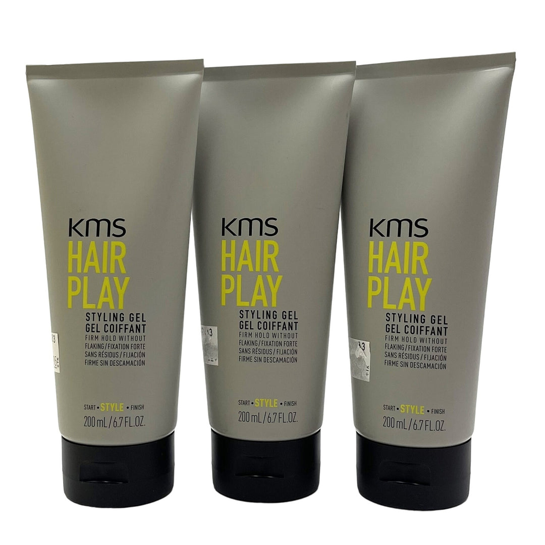 kms HAIRPLAY Styling Gel 6.7 oz-3 Pack