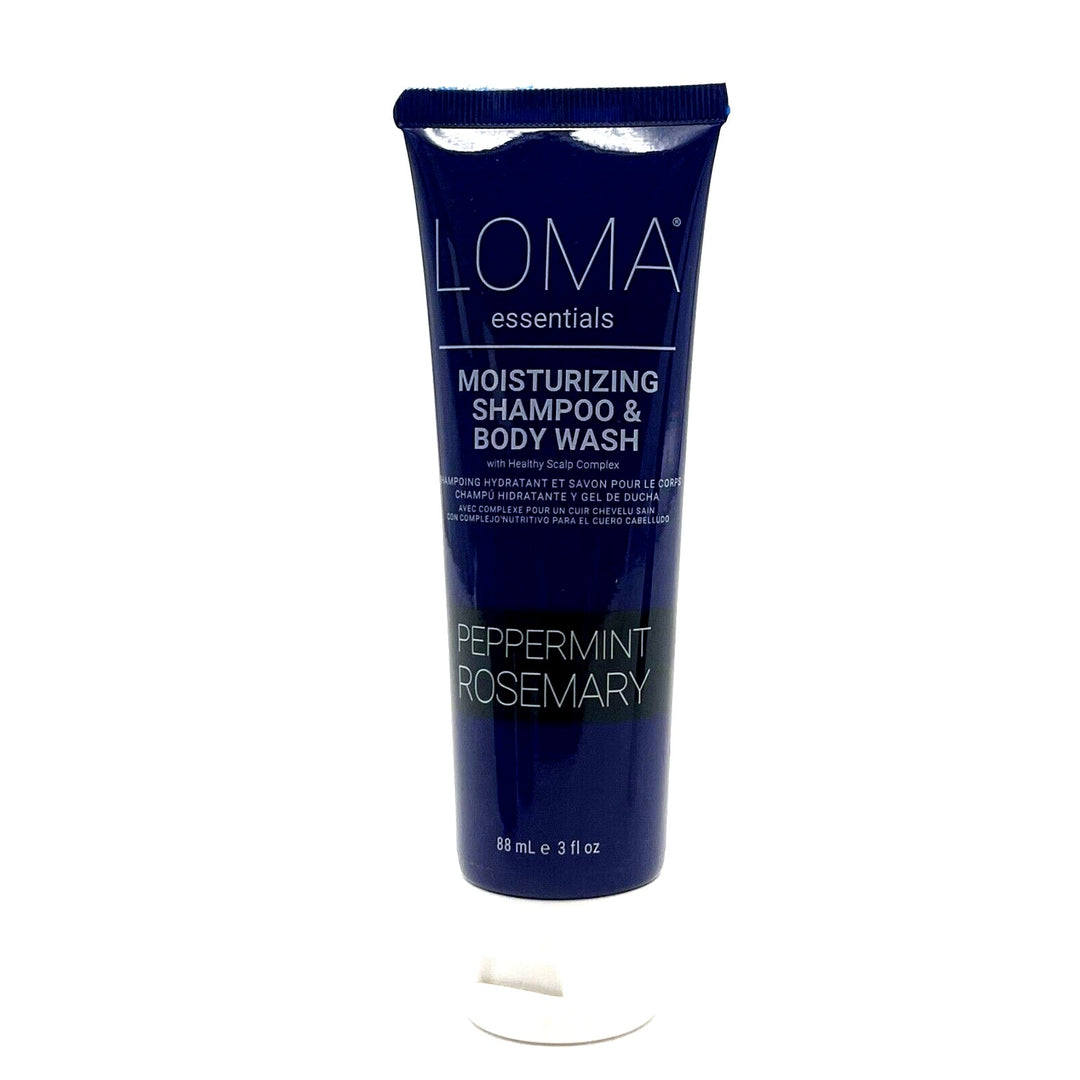 Loma Moisturizing Shampoo/Body Wash Peppermint Rosemary 3 oz