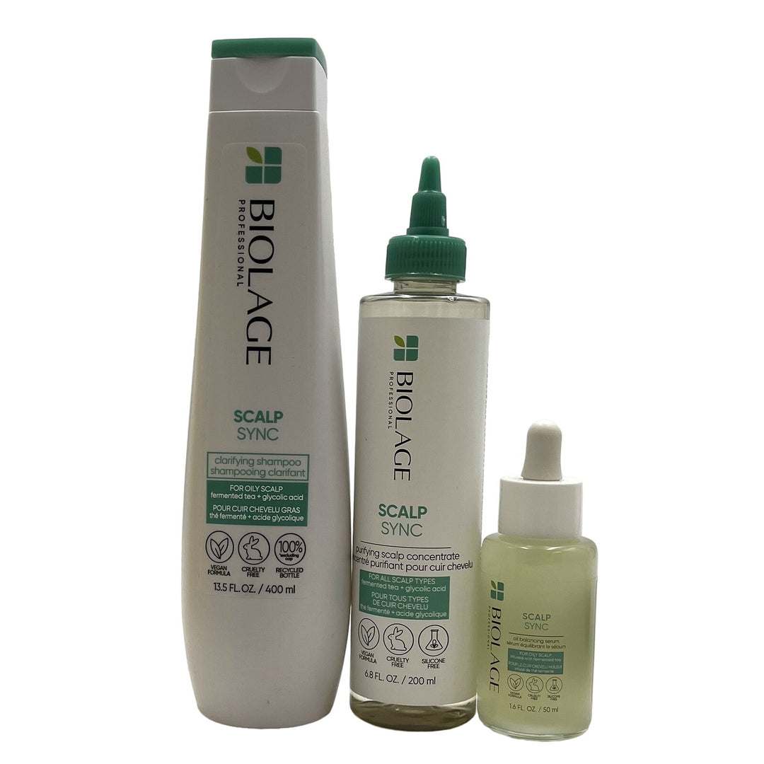 Biolage Scalp Sync Buldle Deal(Clarifying Shampoo Treatment Serum)