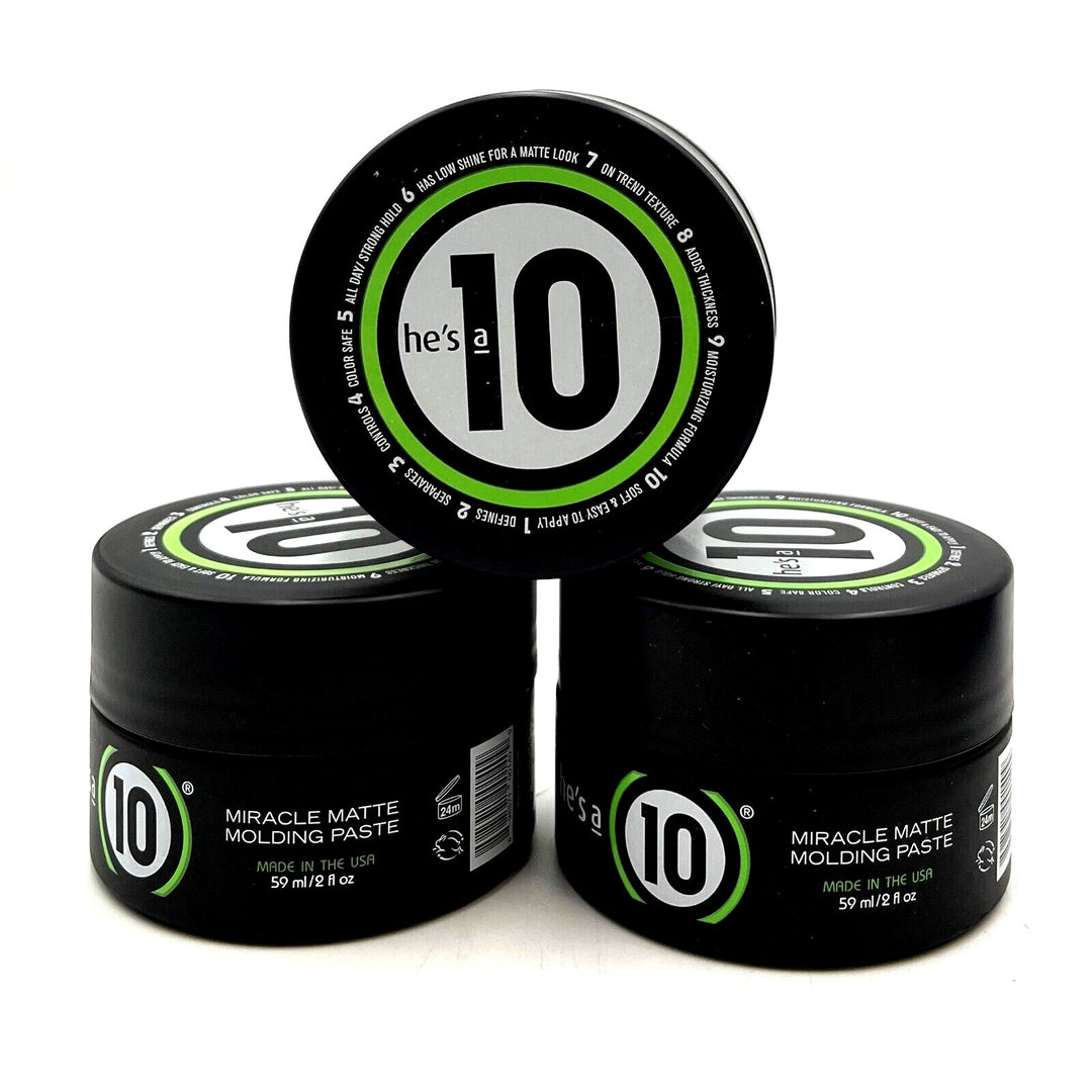 It's a 10 Miracle Matte Molding Paste 2 oz-3 Pack