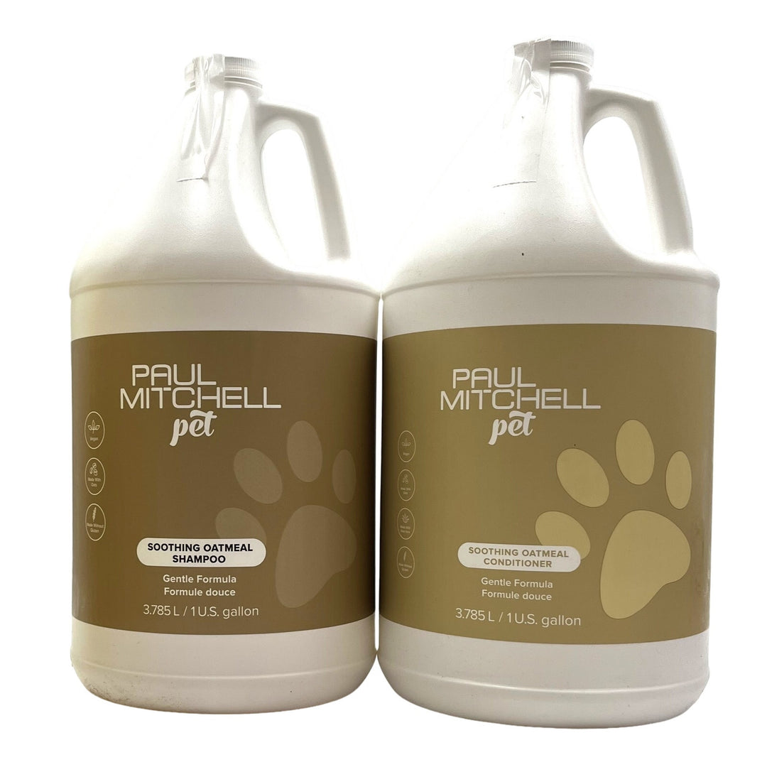 Paul Mitchell Pet  Pet Soothing Oatmeal Shampoo & Conditioner Gallon