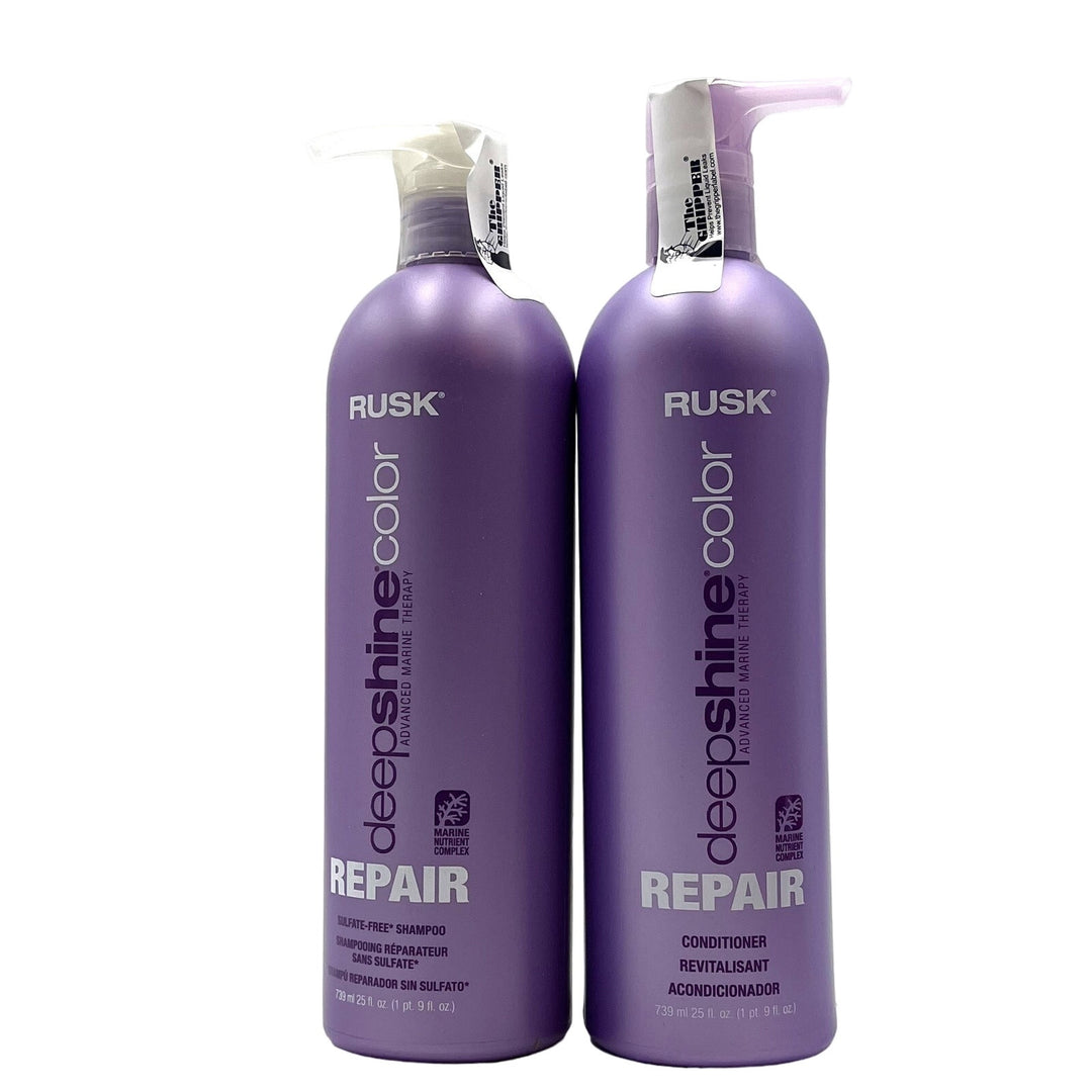 Rusk Deepshine Color Repair Sulfate-Free Shampoo & Conditioner 25 oz