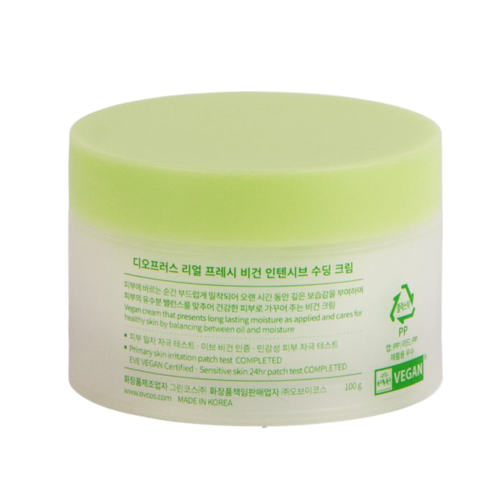 Deoproce Real Fresh Vegan Intensive Soothing Cream 100 g